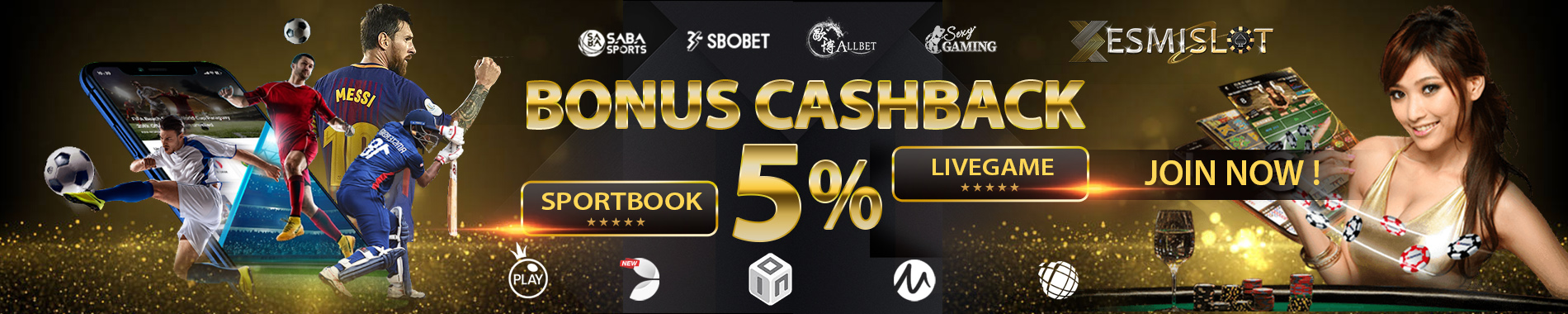 Cashback 5%